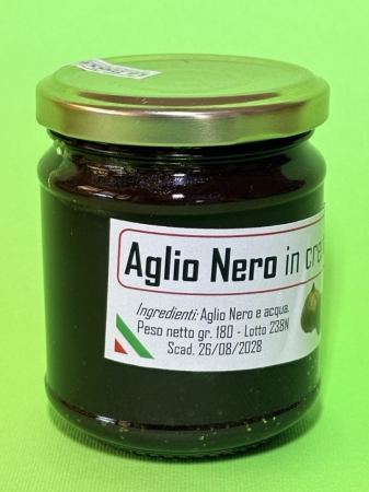 Crema di Aglio nero (conf. da  180 gr) Aglio Nero e trasformati